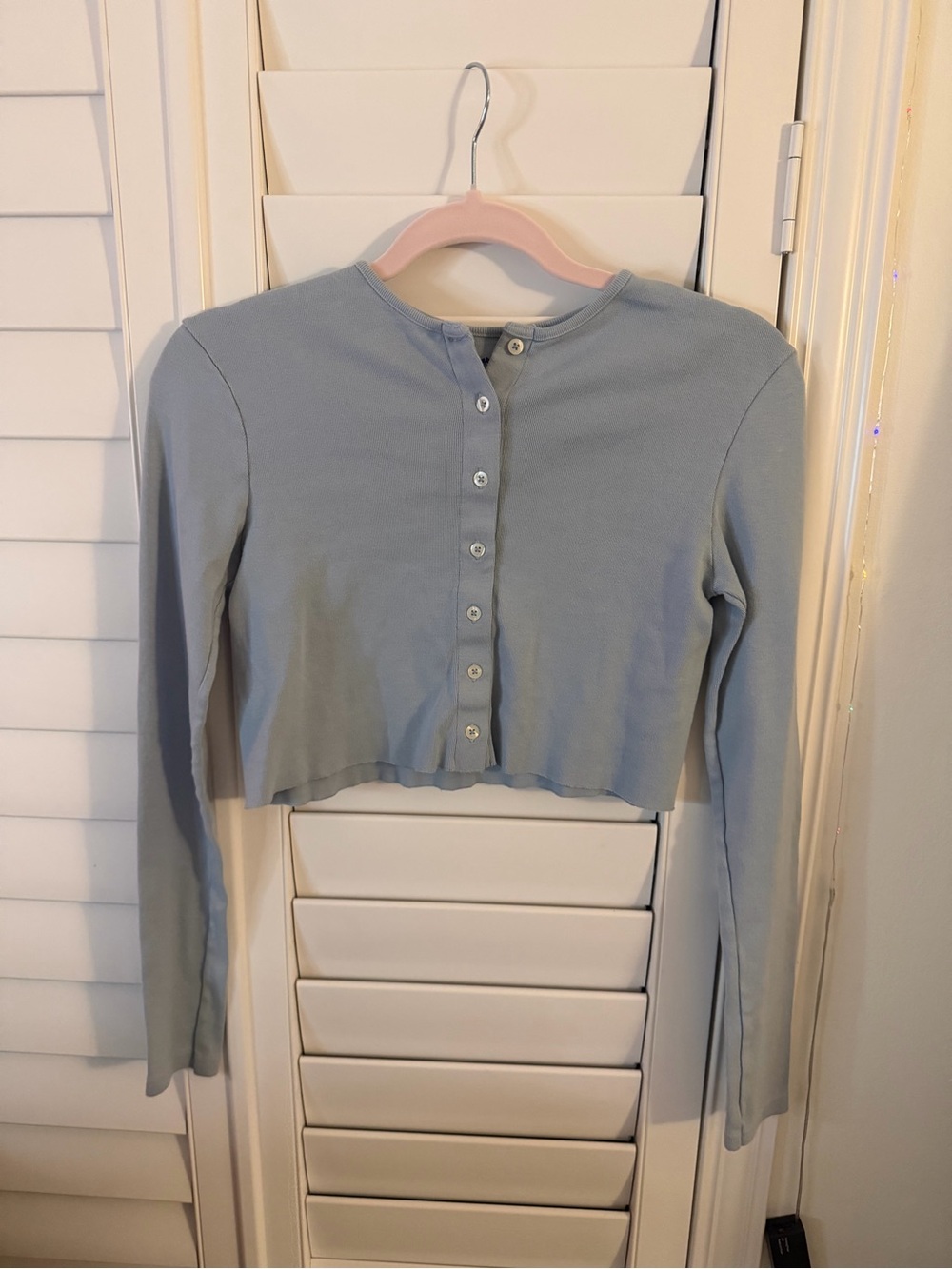 Brandy Melville baby blue cardigan